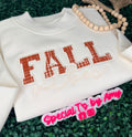Fall Vibes Applique Mockneck Sweater